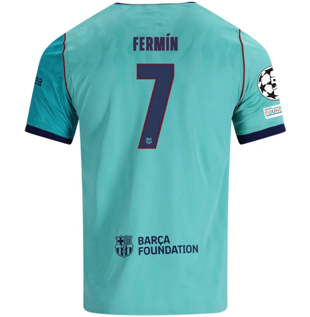 Men's Replica Nike Fermin Barcelona Third Jersey 26/27 - UCL