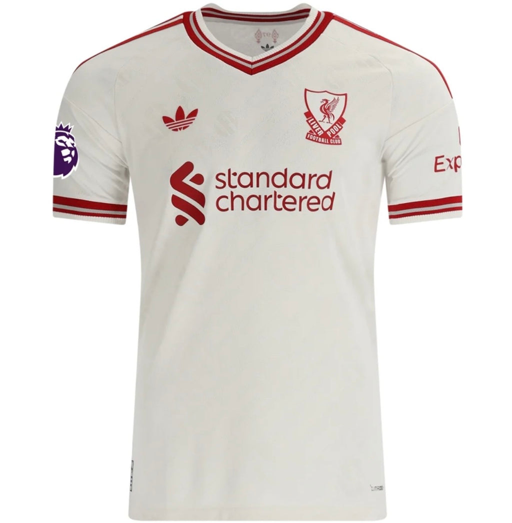 Men's Authentic adidas Barcola Liverpool Away Jersey 26/27