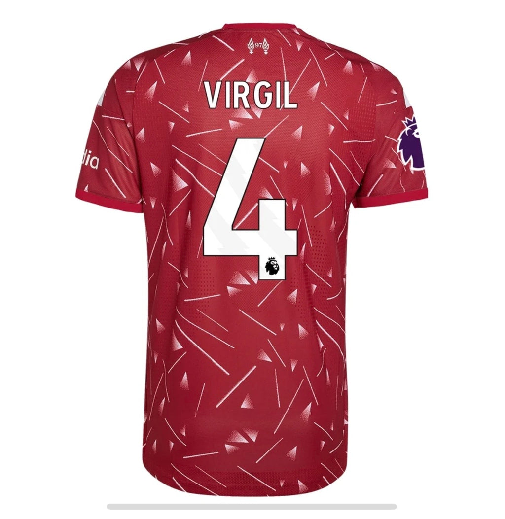 Camiseta auténtica de local del Liverpool adidas Virgil para hombre 26/27