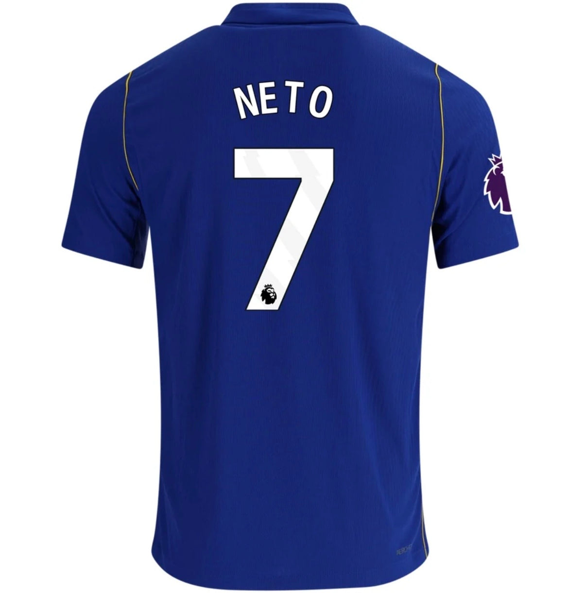 Men's Authentic Nike Neto Chelsea Home Sponsor Jersey 26/27