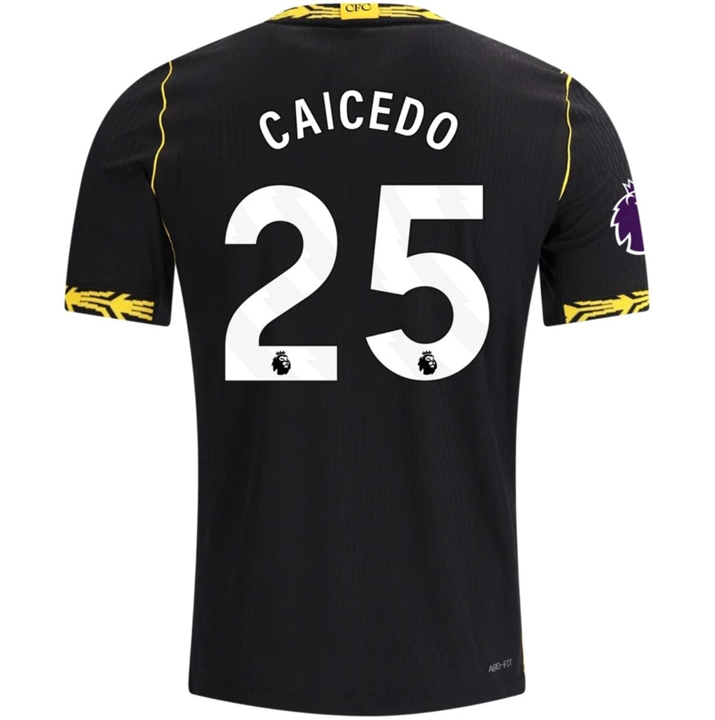 Camiseta auténtica de visitante del Chelsea Nike Caicedo para hombre 26/27
