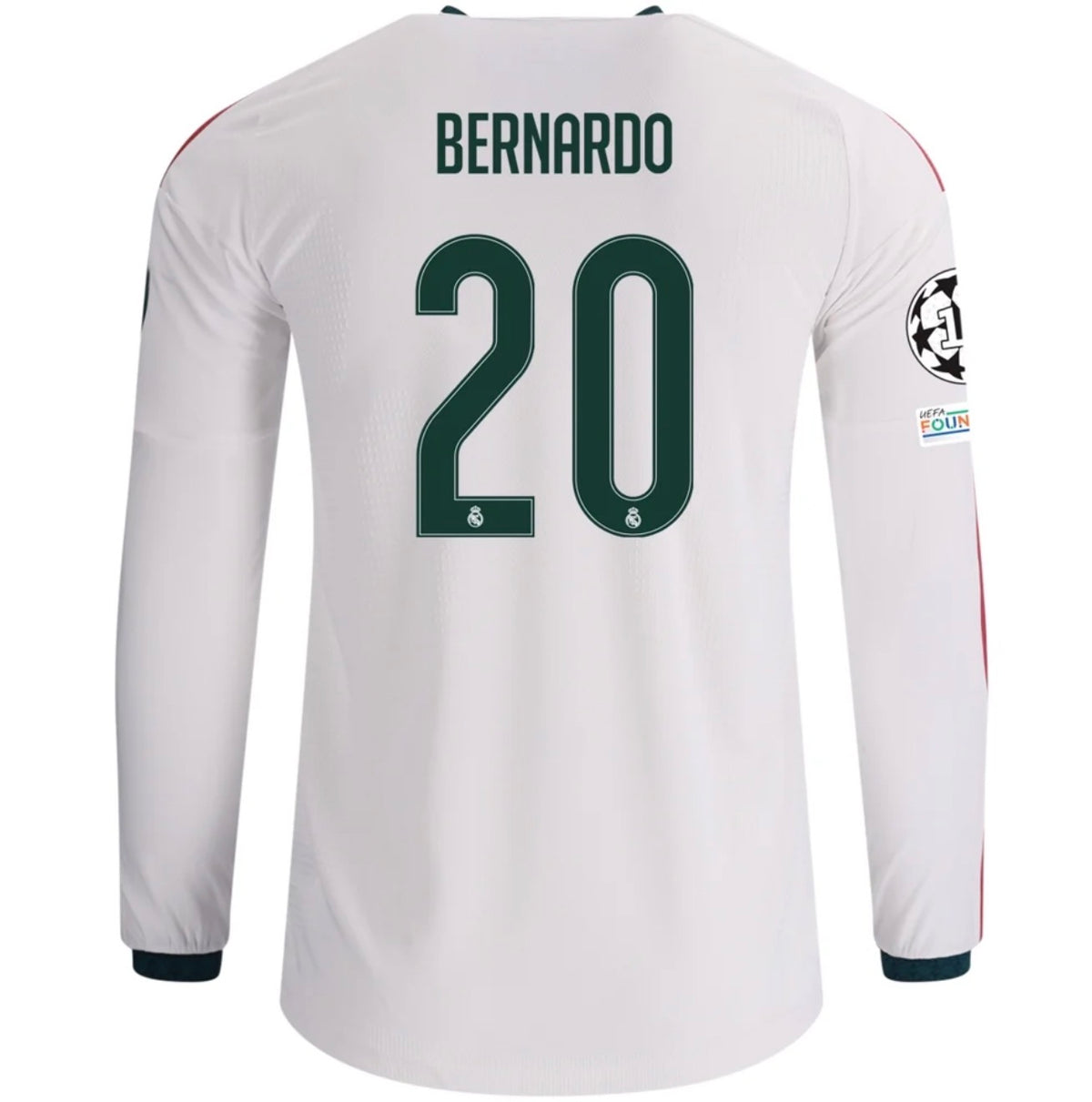 Men's Replica adidas Bernardo Real MadridHome Jersey 26/27