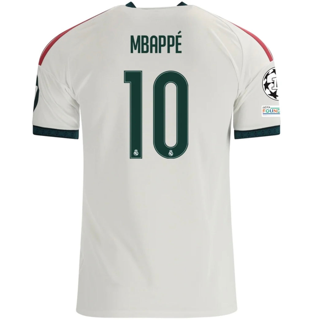 Men's Replica adidas Mbappe Real Madrid Home Jersey 26/27