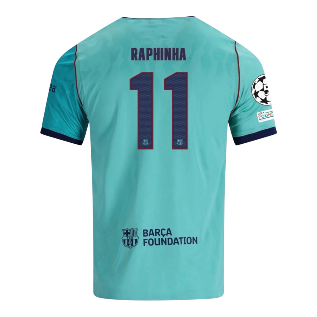 Men's Replica Nike Raphinha Barcelona Third Jersey 26/27 - UCL