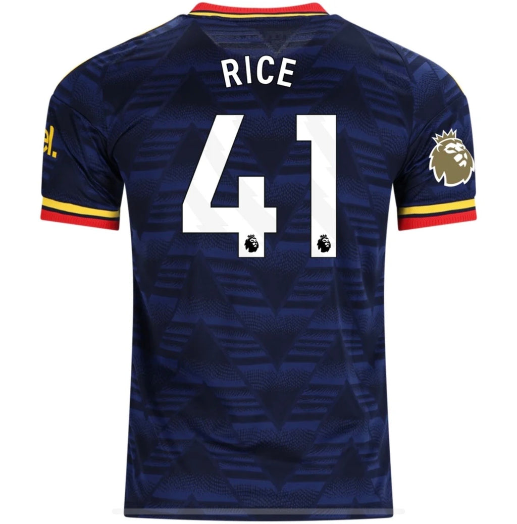 Men's Authentic adidas Rice Arsenal Away Jersey 26/27