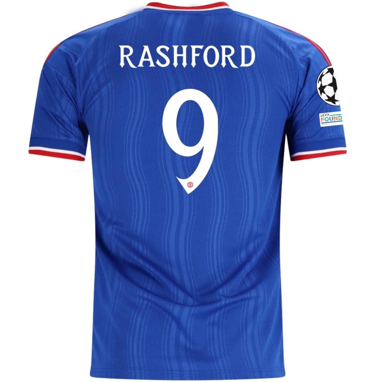 Men's Replica adidas Rashford Manchester United Away Jersey 26/27 - UCL