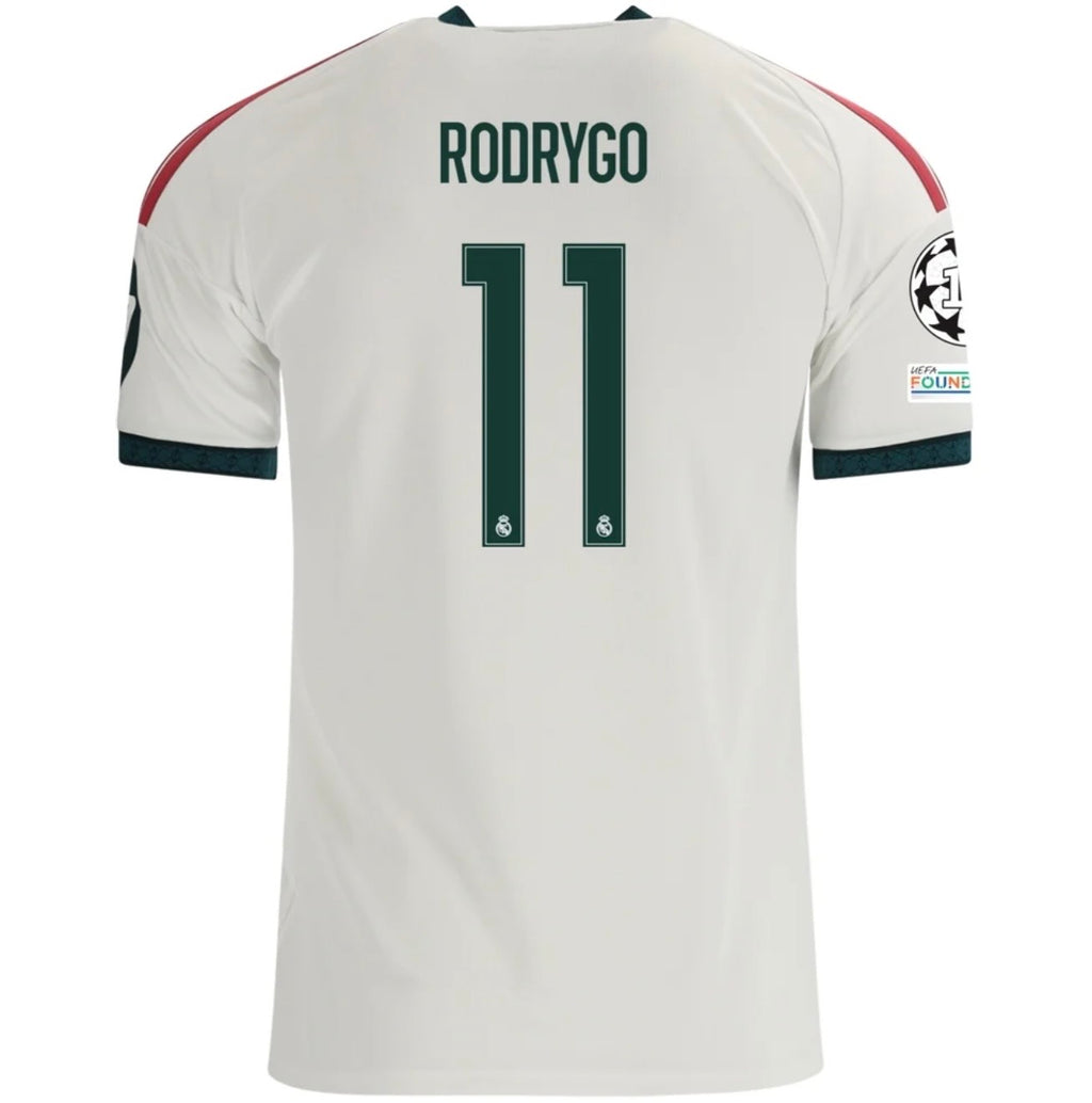 Men's Replica adidas Rodrygo Real Madrid Home Jersey 26/27