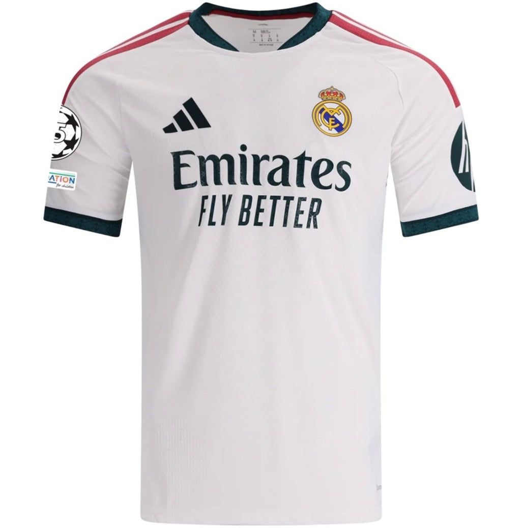 Men's Authentic adidas Yan Diomande Real Madrid Home Jersey 26/27