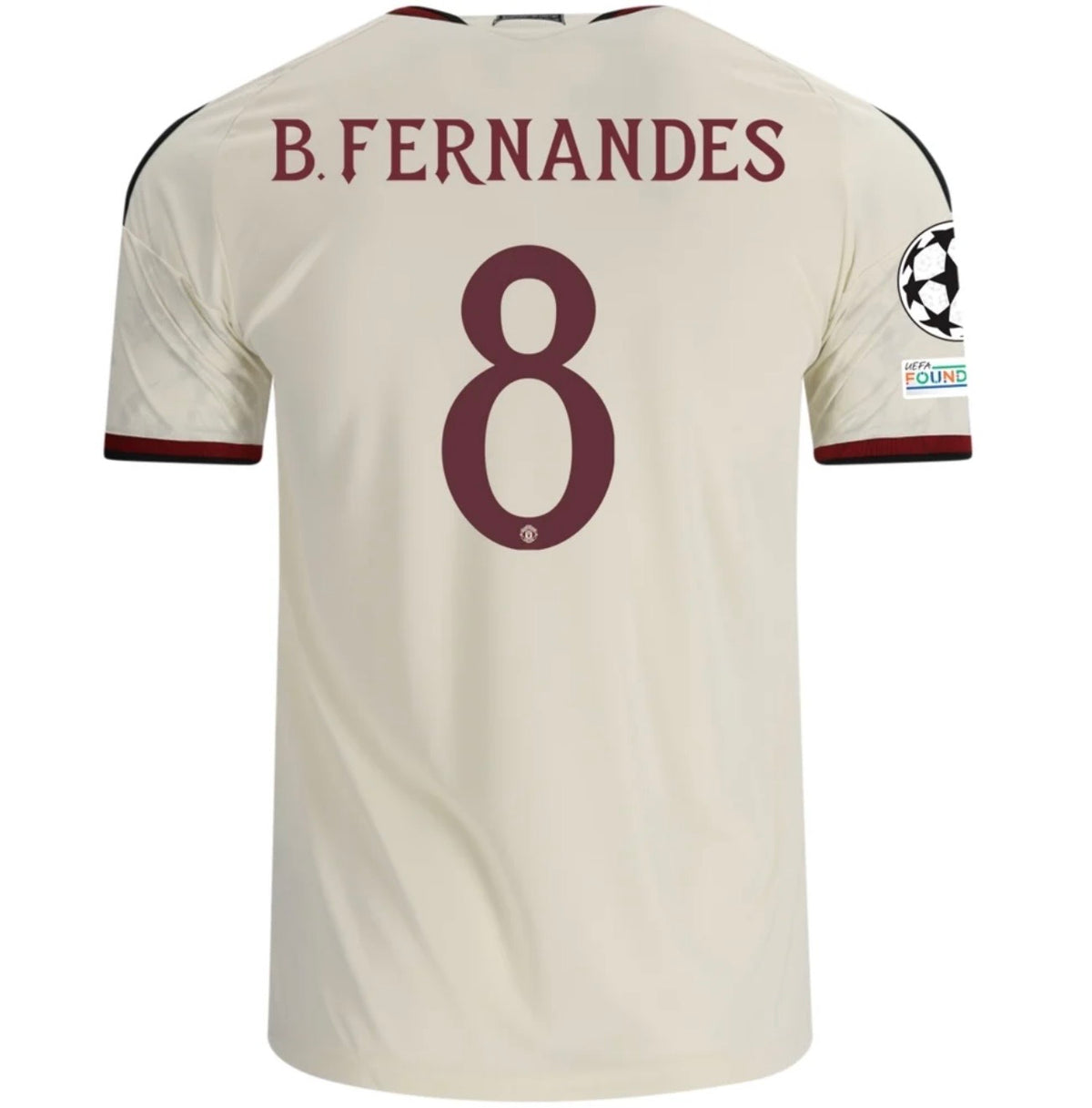 Men's Replica adidas B. Fernandes Manchester United Third Jersey 26/27
