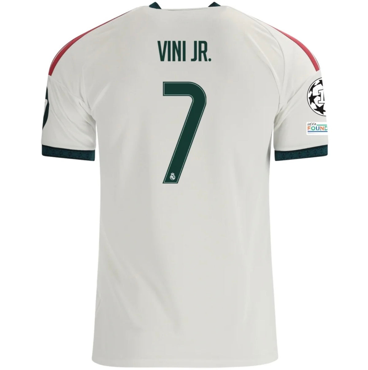 Men's Replica adidas Vini Jr. Real Madrid Home Jersey 26/27