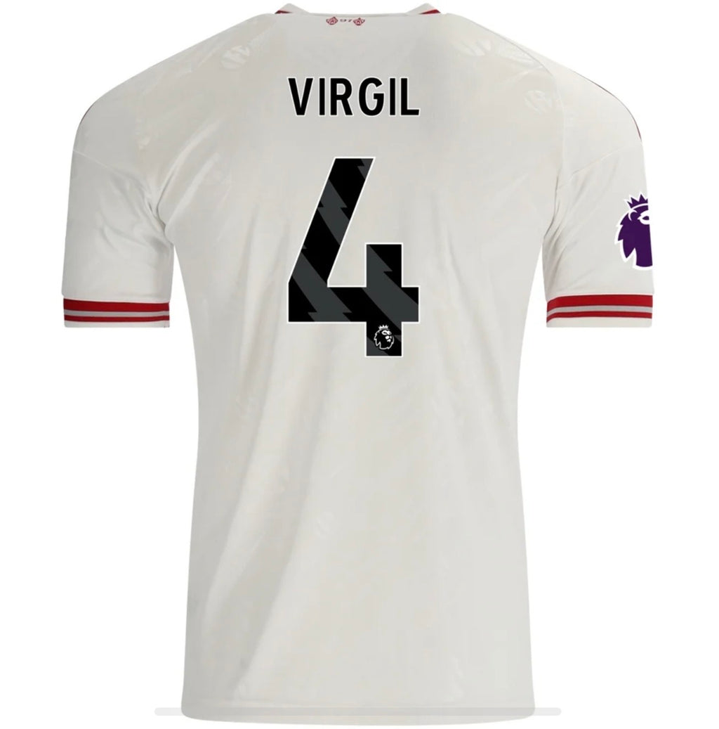 Men's Replica adidas Virgil Liverpool Away Jersey 26/27