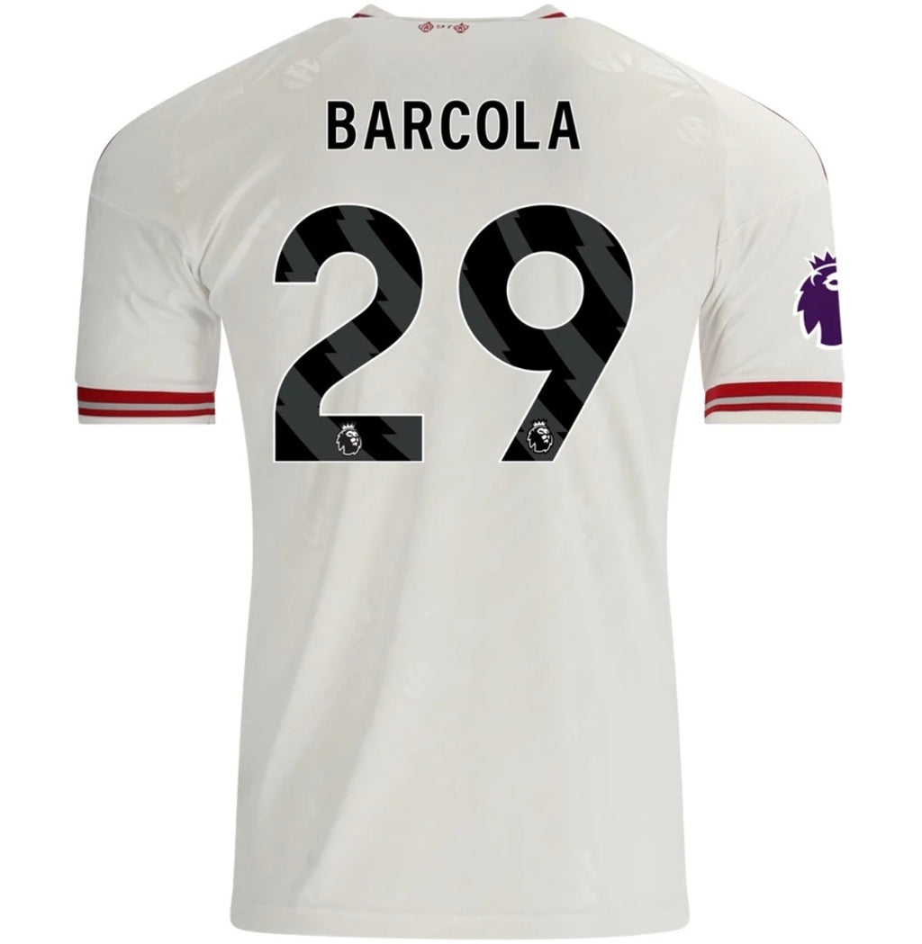 Men's Replica adidas Barcola Liverpool Away Jersey 26/27
