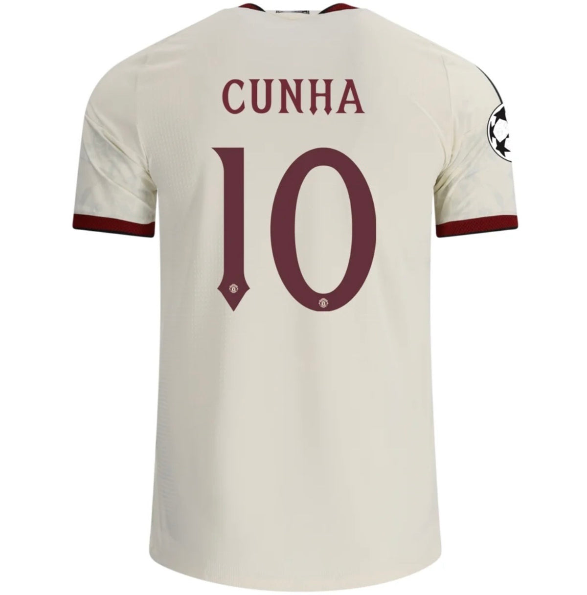 Men's Authentic adidas Cunha Manchester United Third Jersey 26/27 - UCL