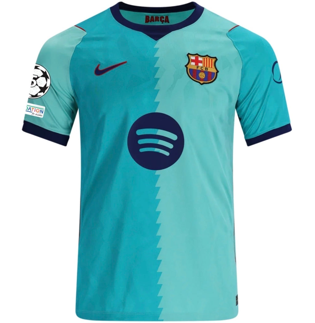 Men's Replica Nike Fermin Barcelona Third Jersey 26/27 - UCL