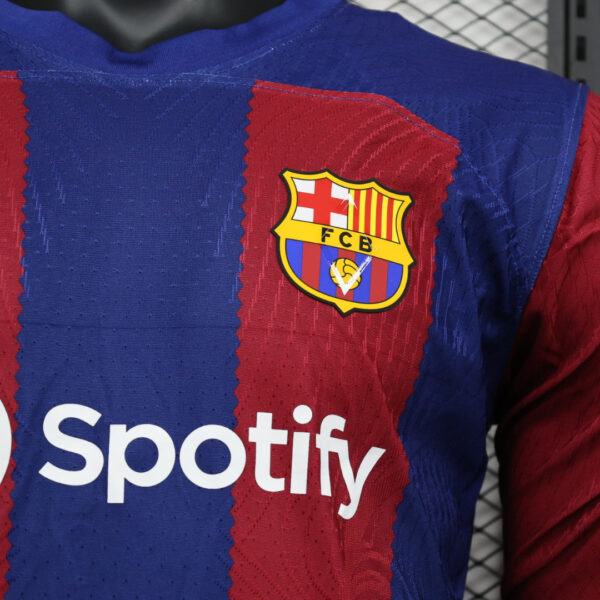 FC Barcelona 23/24 Home Kit -Long Sleeve- – Player version - Image 5