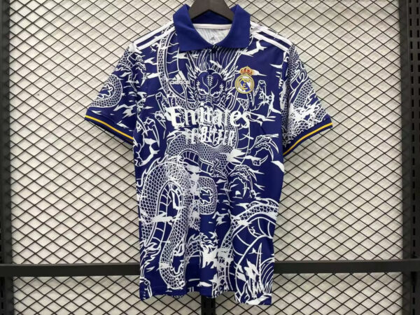 Real Madrid Royal Blue Dragon Kit – Fan version