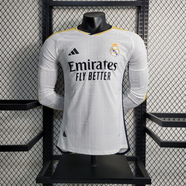 Real Madrid 23/24 Home Kit -Long Sleeve- – Player version