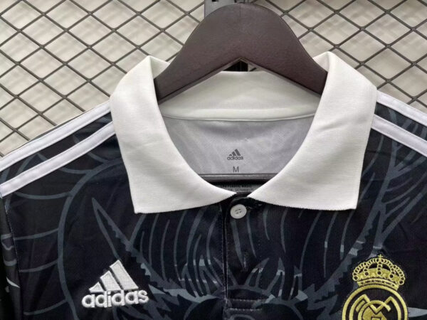 Real Madrid Black Dragon Jersey – Fan version - Image 6