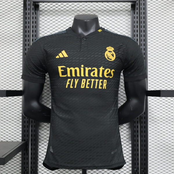 Real Madrid 23/24 Black & Gold Kit Edition – Player Version