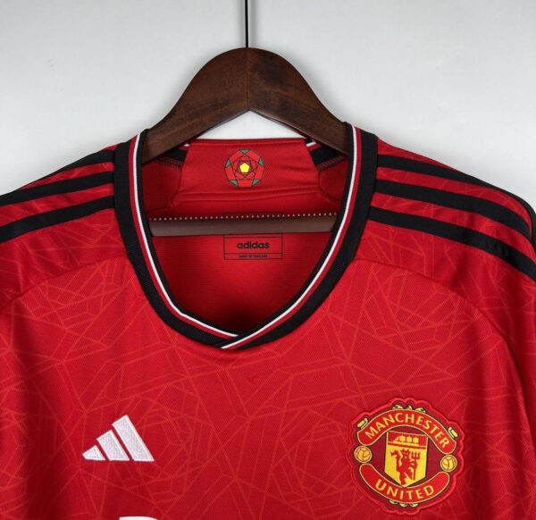 Manchester United 23/24 Home -Long Sleeve- – Fan Version - Image 4