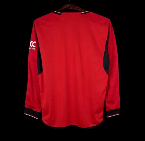 Manchester United 23/24 Home -Long Sleeve- – Fan Version - Image 2