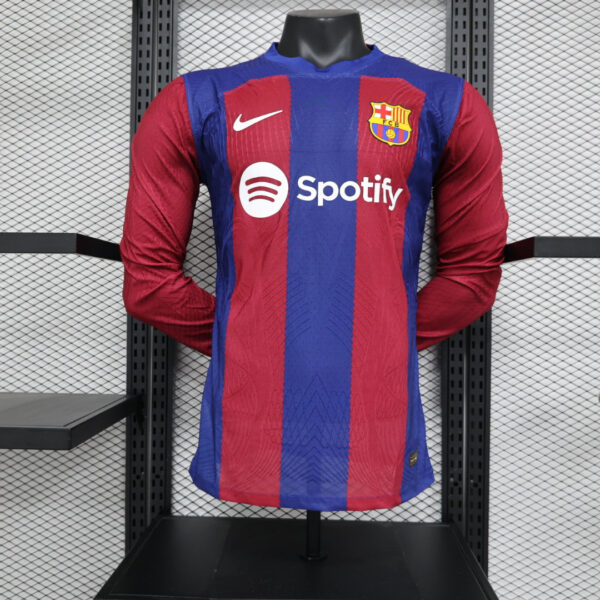 FC Barcelona 23/24 Home Kit -Long Sleeve- – Player version