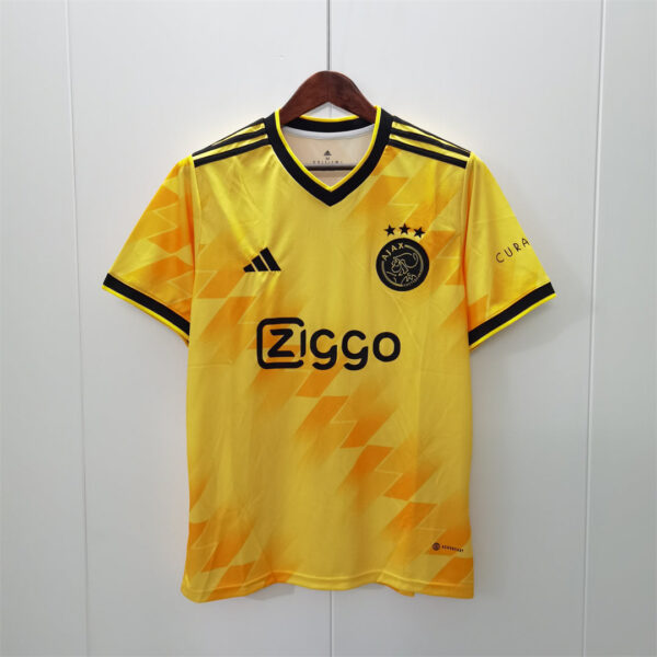 Ajax 23/24 Away Yellow Kit – Fan Version