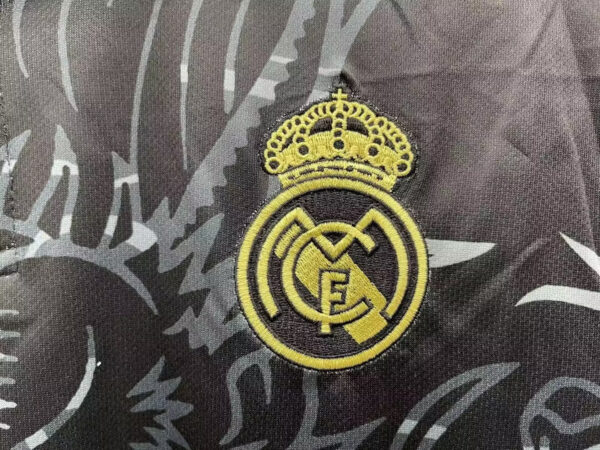 Real Madrid Black Dragon Jersey – Fan version - Image 4