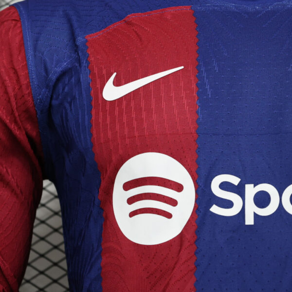 FC Barcelona 23/24 Home Kit -Long Sleeve- – Player version - Image 4