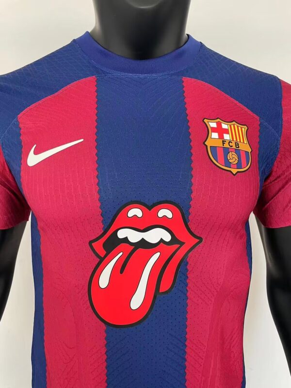 FC Barcelona Rolling Stones 23/24 Home Kit – Player version - Image 4