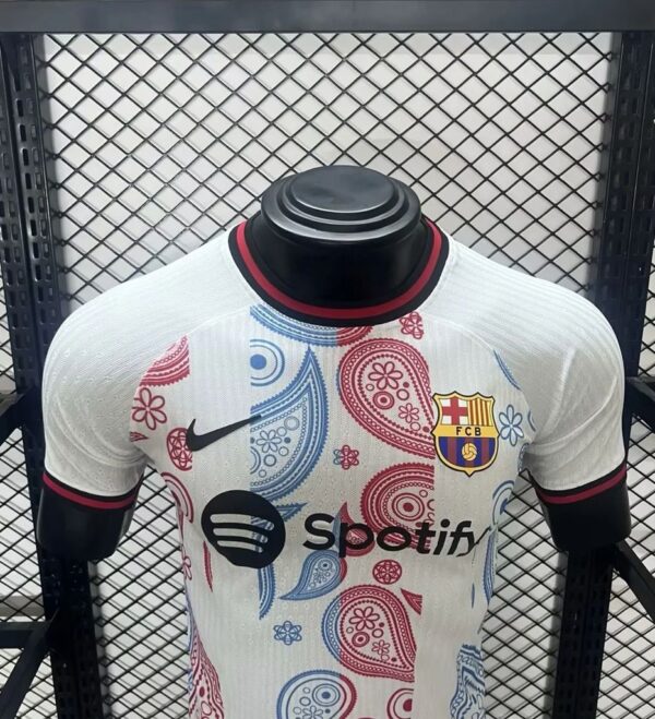 FC Barcelona Special Edition White Jersey – Player version - Image 3