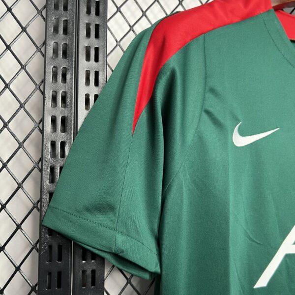 Liverpool Pre-match training dark green Jersey - Image 4