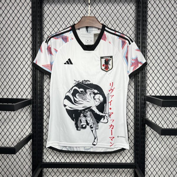 Japan 2024 Attack On Titan White Special Edition Jersey